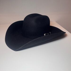 Cuerno Chuecos 3X Oscar Black Cowboy Hat